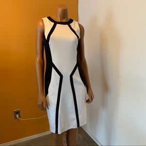 White and black Jessica Simpson dress